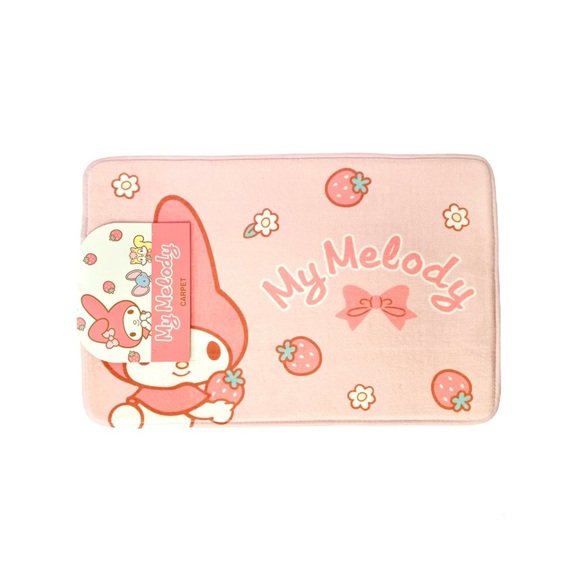 My Melody Pink Floor Mat for Bedroom Bathroom Sanrio Non-Slip Bath Soft Rug NEW - Picture 1 of 3